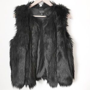 Faux Fur Vest TopShop